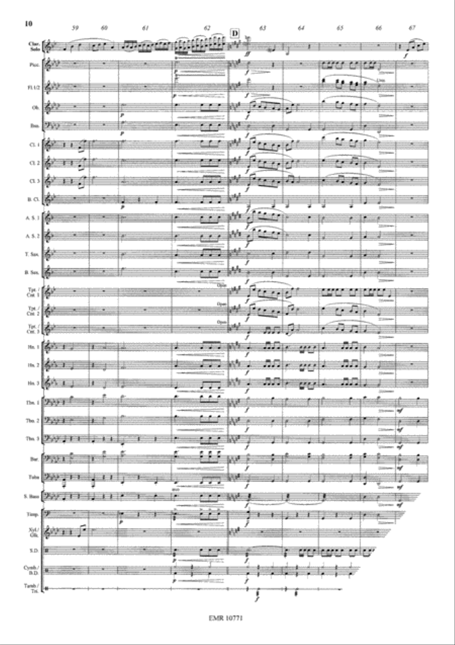 Concerto Piccolo Concert Band scores gallery preview page 10