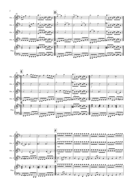 Pachelbel Rocks! for Violin Quartet image number null