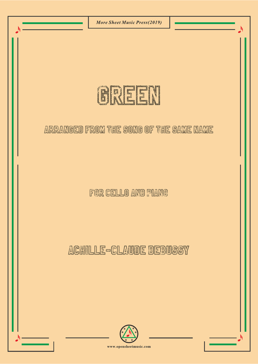 Debussy-Green, for Cello and Piano