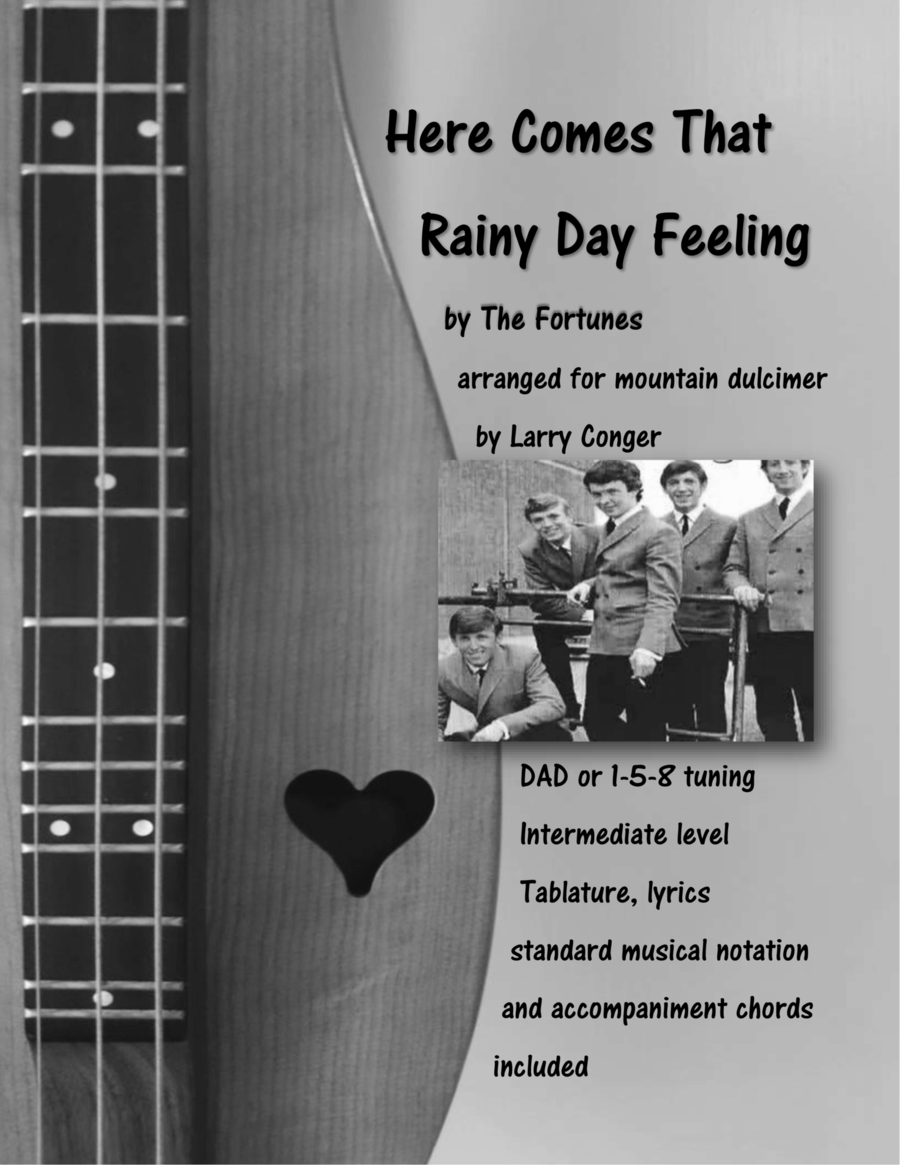 Here Comes That Rainy Day Feeling Again Dulcimer scores gallery preview page 1
