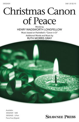 Book cover for Christmas Canon of Peace