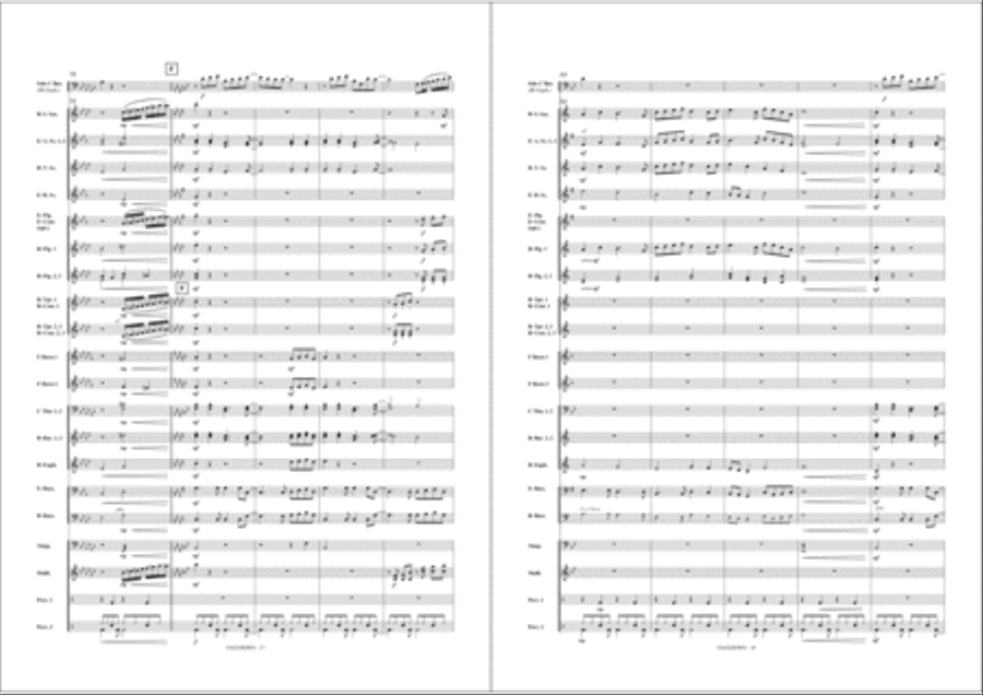 Facedown Fanfare Band scores gallery preview page 11