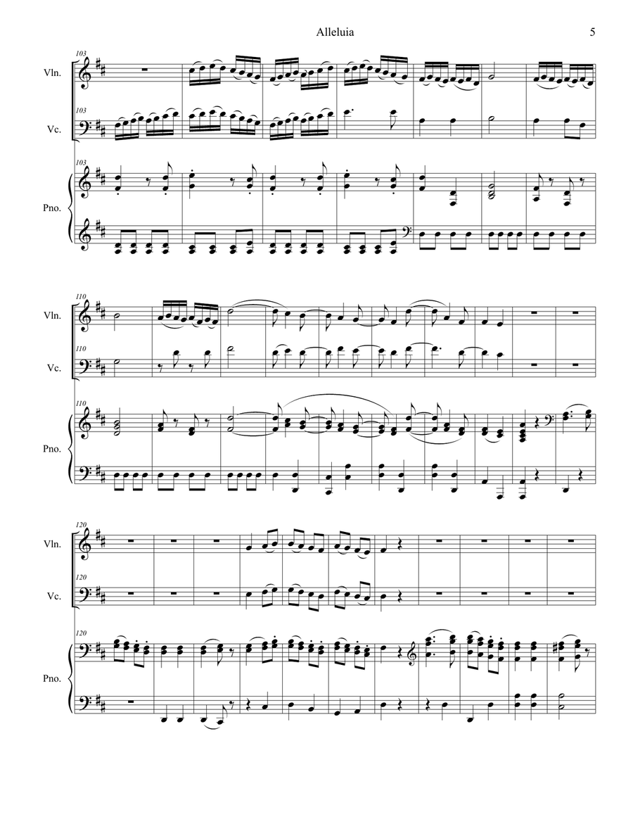 Alleluia (from 