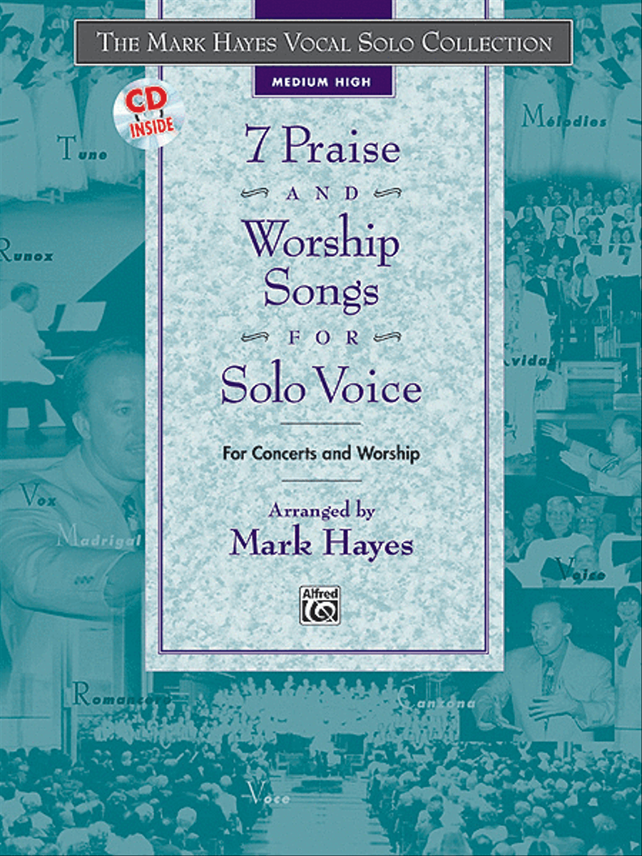 The Mark Hayes Vocal Solo Collection -- 7 Praise and Worship Songs for Solo Voice Medium-High Voice scores gallery preview page 1