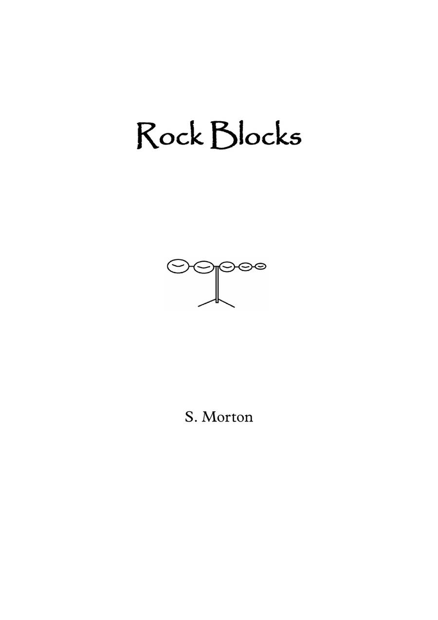 Rock Blocks Percussion Ensemble scores gallery preview page 1