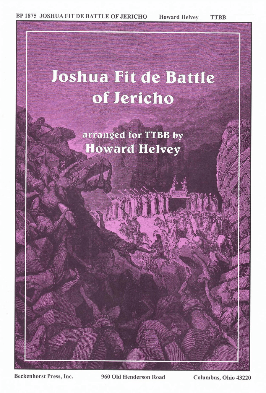 Joshua Fit de Battle of Jericho - TTBB TTBB scores gallery preview page 1