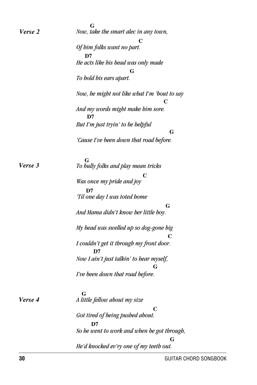 I've Been Down That Road Before Electric Guitar scores gallery preview page 2
