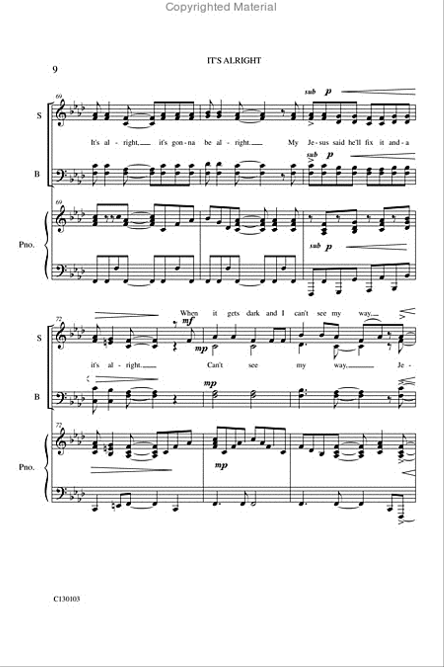 It's Alright Medley It's Alright Medley 4-Part scores gallery preview page 11
