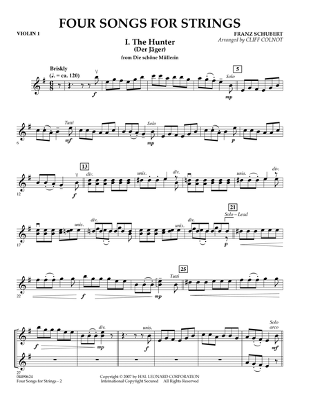 Four Songs for Strings - Violin 1 A