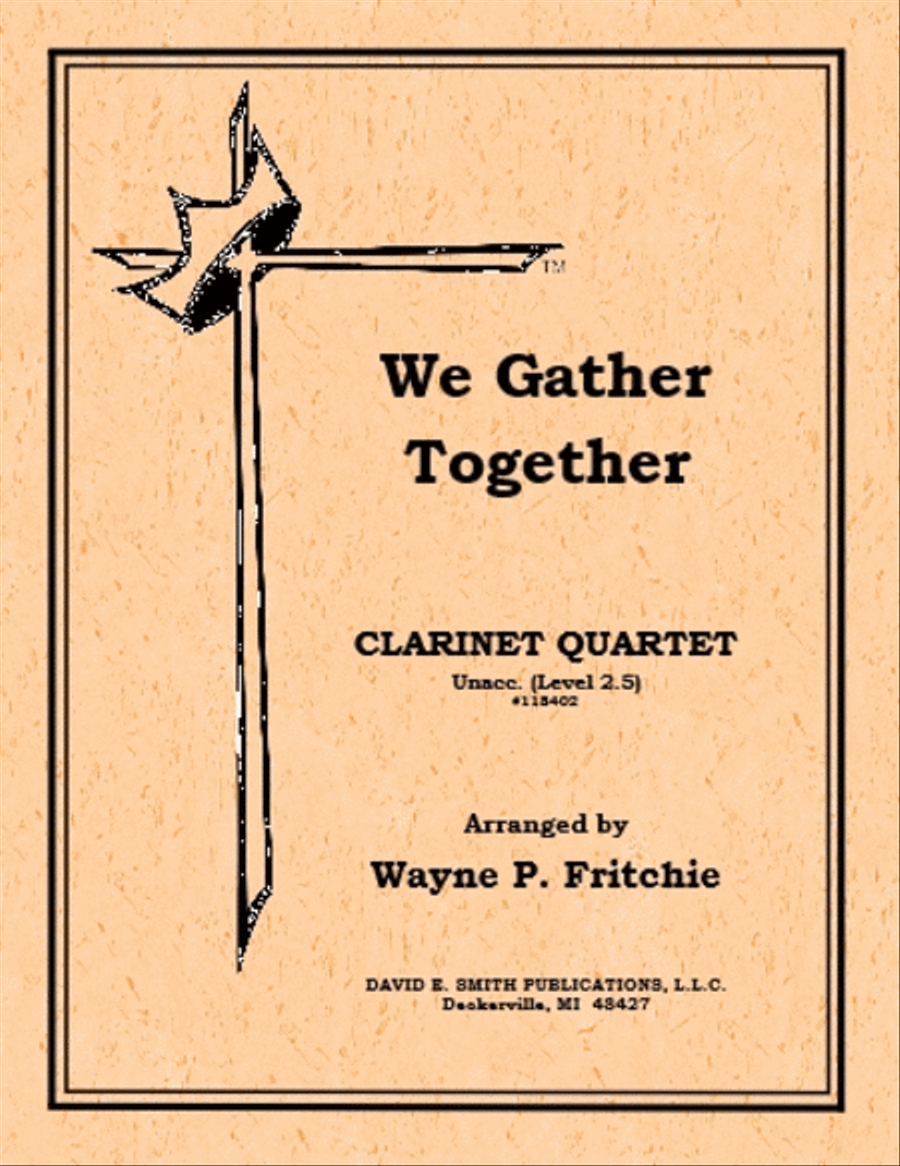 We Gather Together We Gather Together Saxophone scores gallery preview page 1