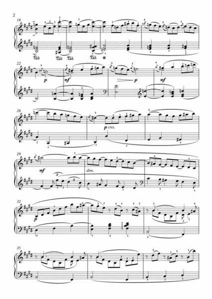 Scarlatti-Sonata in E-Major L.323 K.215(piano) image number null