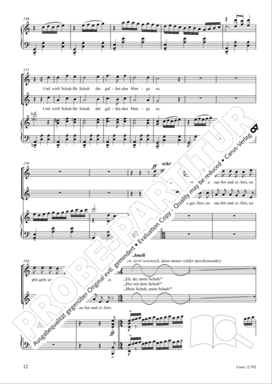 Eulenspiegeleien op. 146. Drei Eulenspiegelszenen Collection / Songbook scores gallery preview page 13