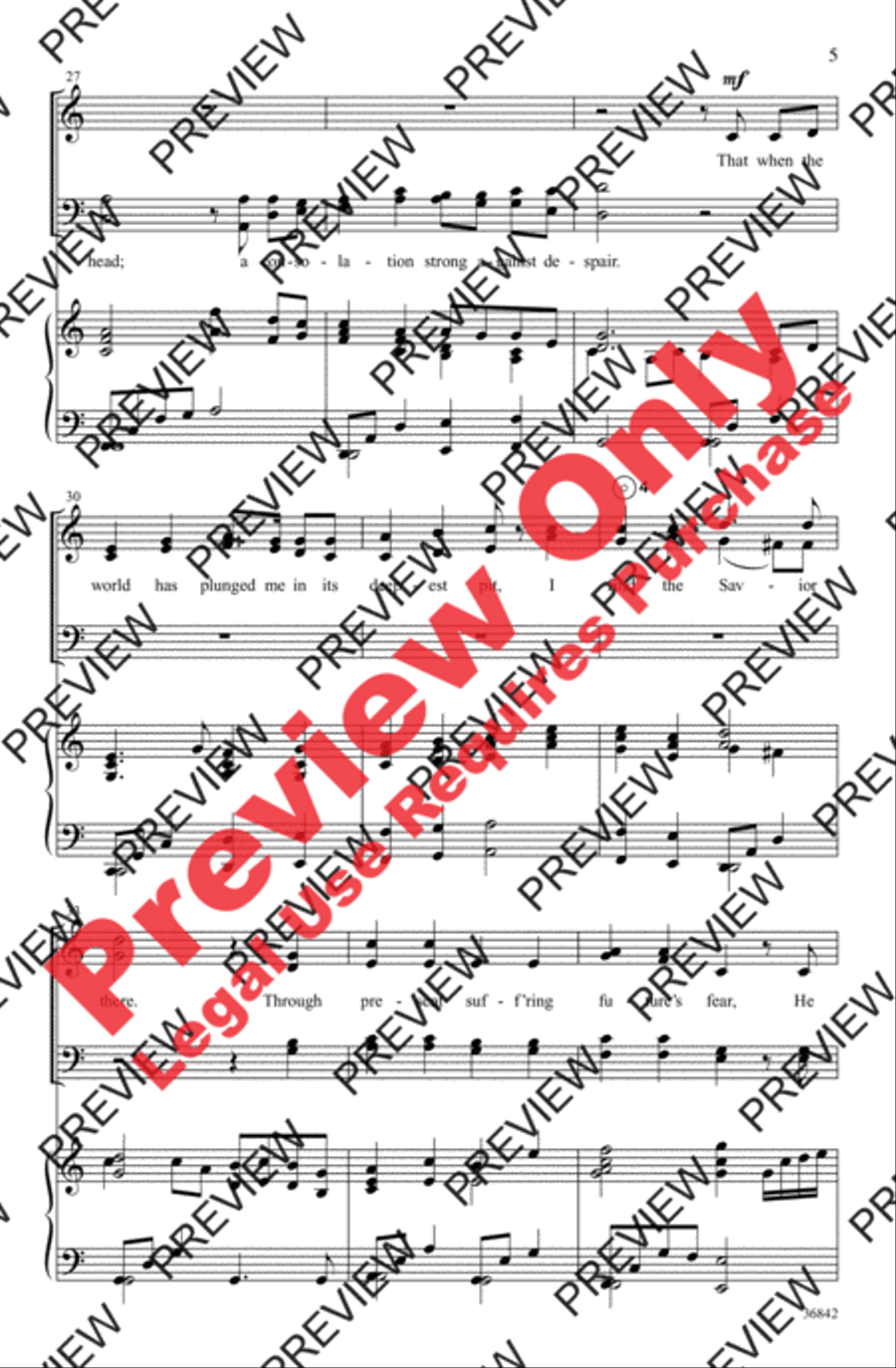 There Is a Hope There Is a Hope 4-Part scores gallery preview page 5