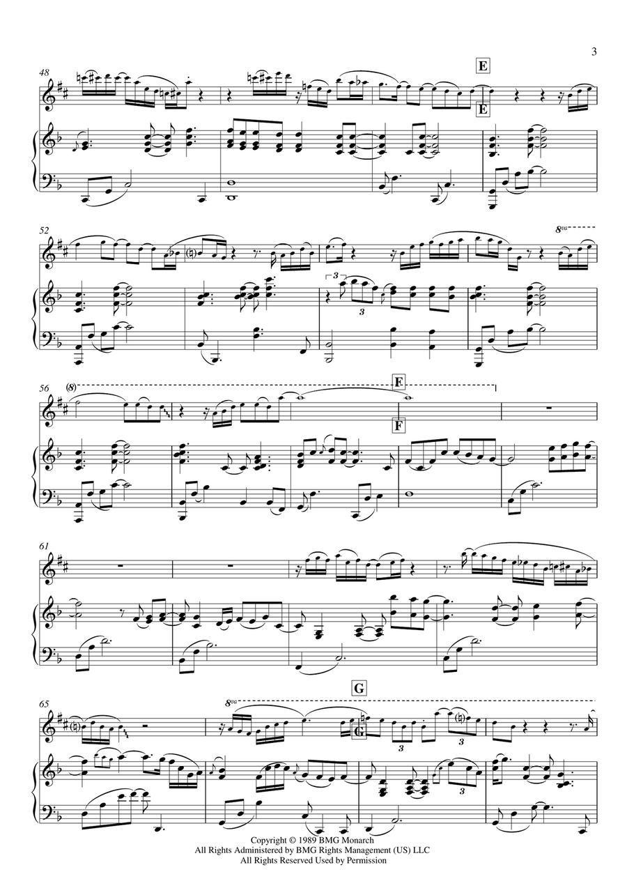 Right Here Waiting Right Here Waiting Alto Saxophone scores gallery preview page 3