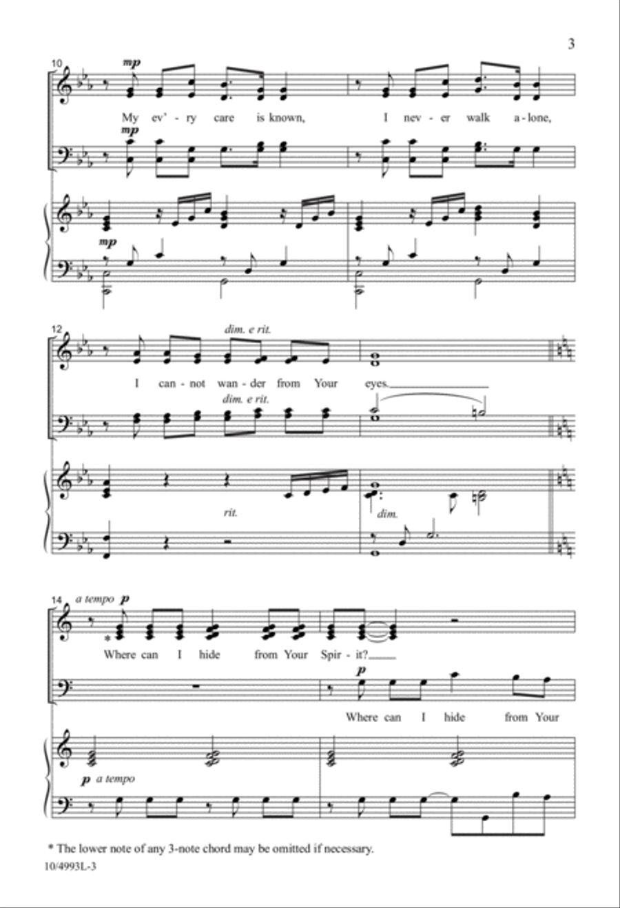Psalm of Devotion 4-Part scores gallery preview page 3