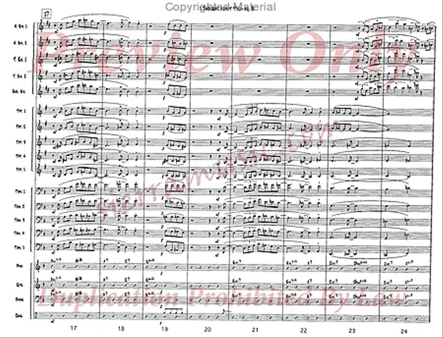 I Thought About You Jazz Ensemble scores gallery preview page 4