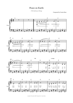 Peace on Earth - Christmas Song - Piano solo