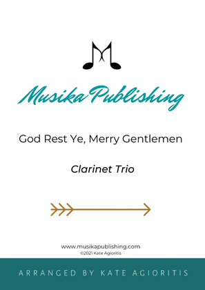 Book cover for God Rest Ye Merry Gentlemen - Clarinet Trio