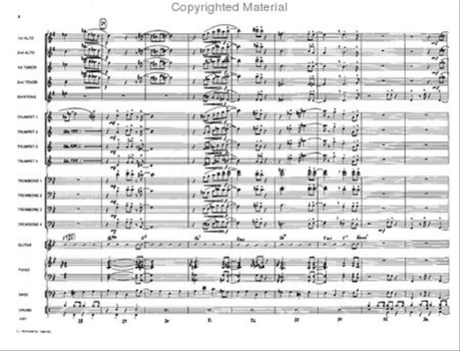 Exit 135 North Jazz Ensemble scores gallery preview page 5