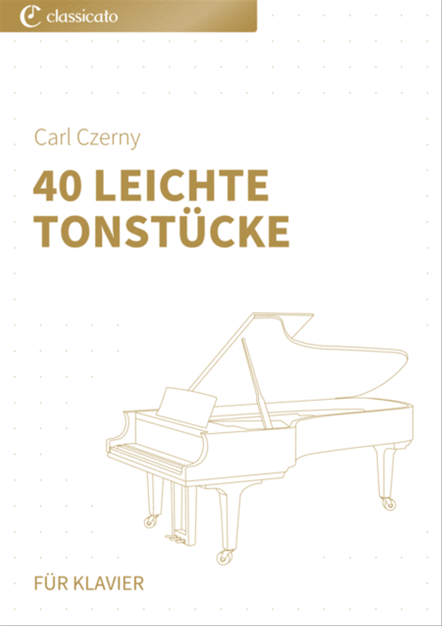 40 leichte Tonstucke Piano scores gallery preview page 1