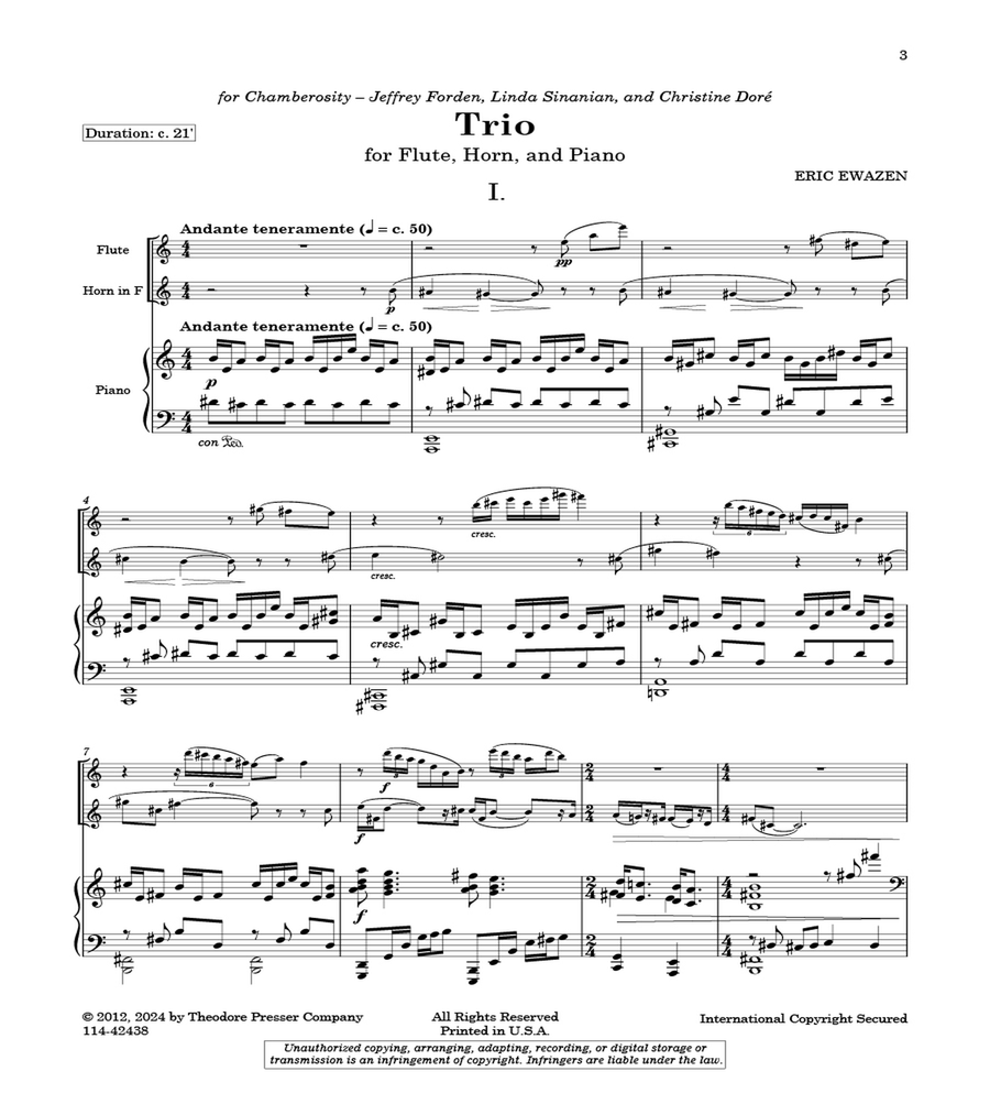Trio Chamber Music scores gallery preview page 2