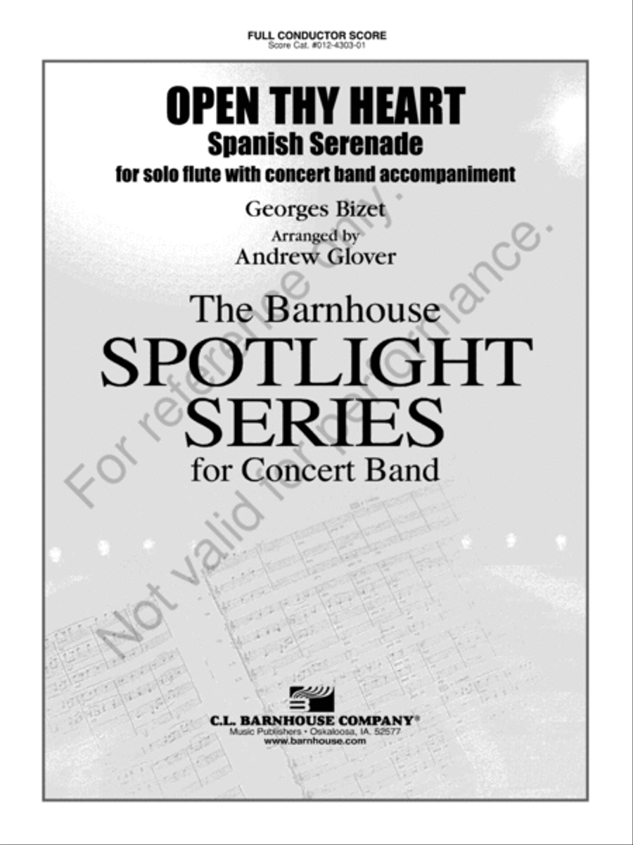 Open Thy Heart Concert Band scores gallery preview page 2