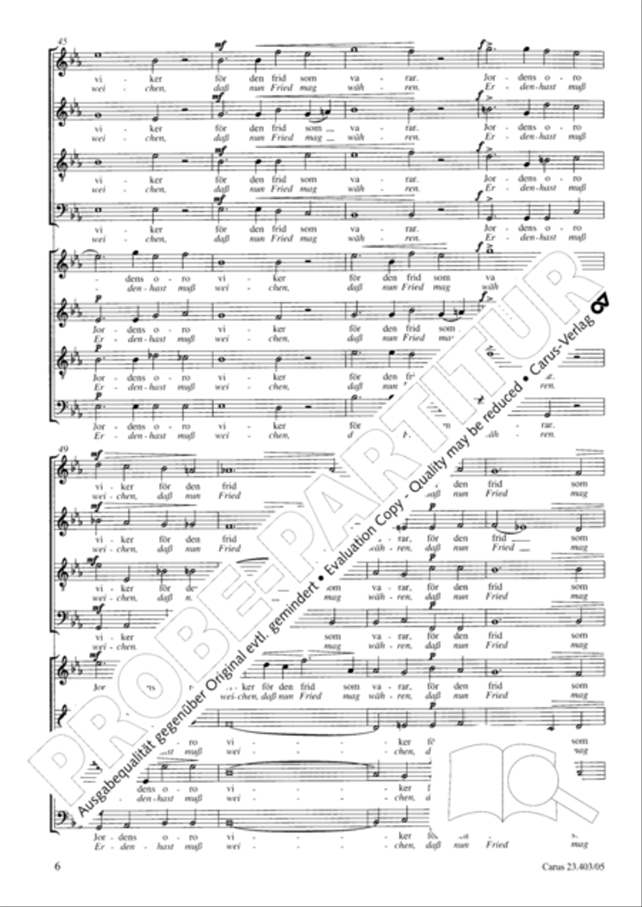 Jordens oro viker 4-Part scores gallery preview page 7