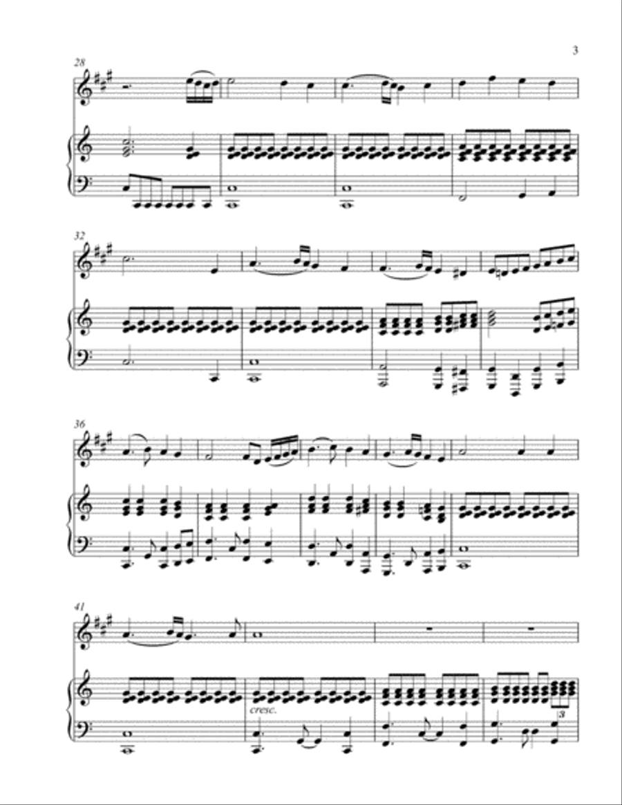 It Is Well With My Soul (treble Eb instrument solo) Alto Saxophone scores gallery preview page 4