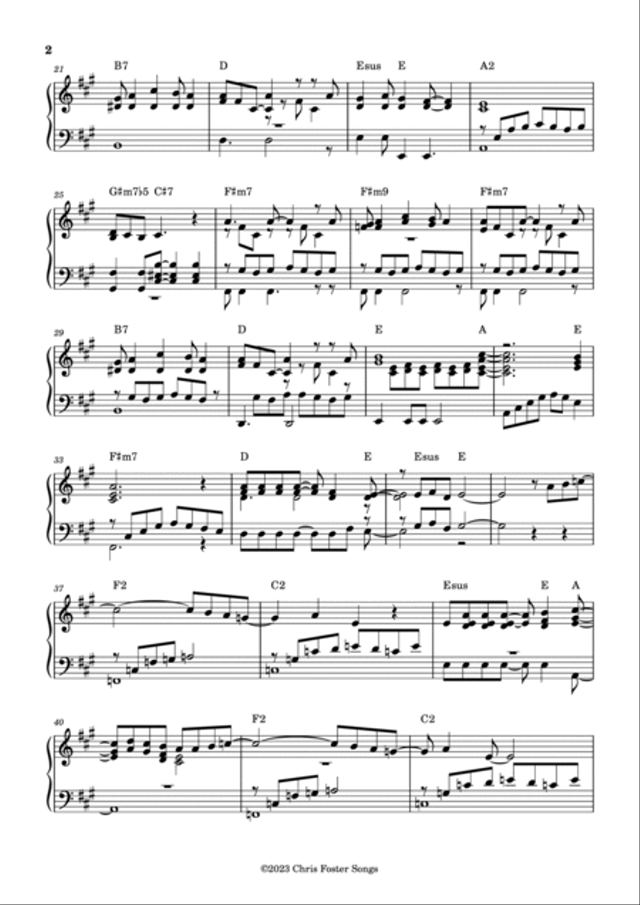 Autumn In Maine Piano Solo scores gallery preview page 2