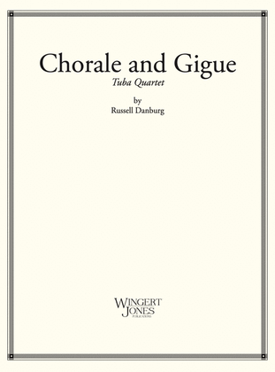Book cover for Chorale and Gigue