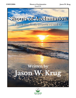 Book cover for Shouts of Acclamation for 12 Handbells