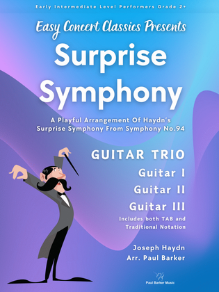 Book cover for Surprise Symphony (Guitar Trio)