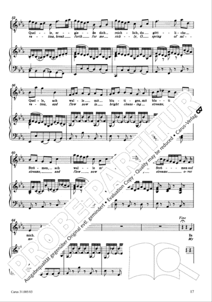 O where shall I now go (Wo soll ich fliehen hin) 4-Part scores gallery preview page 18