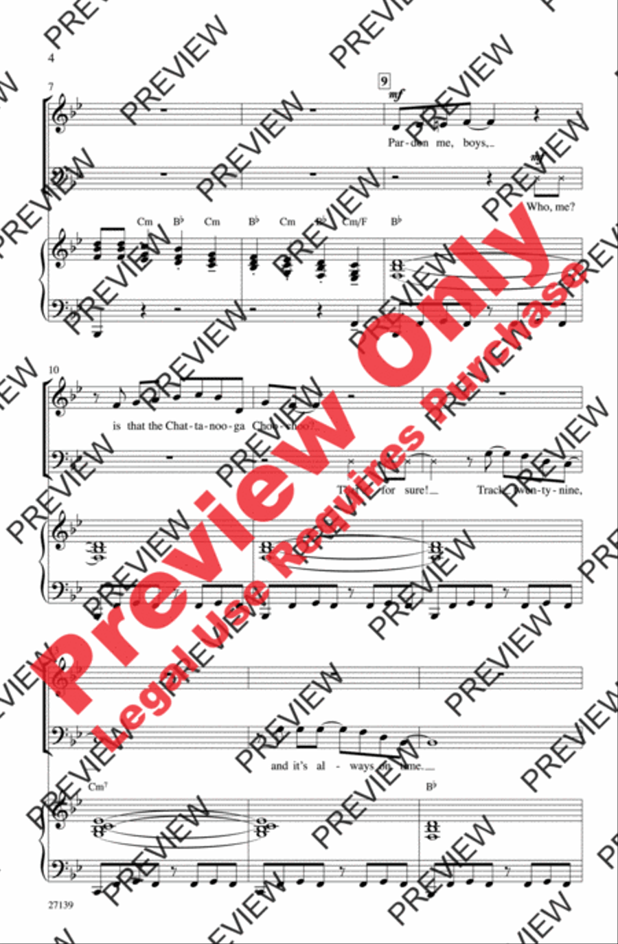 All Aboard! 3-Part scores gallery preview page 4