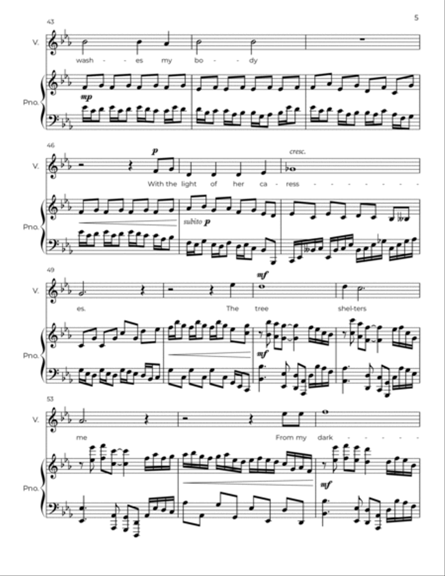 Gentle Tether Voice scores gallery preview page 5