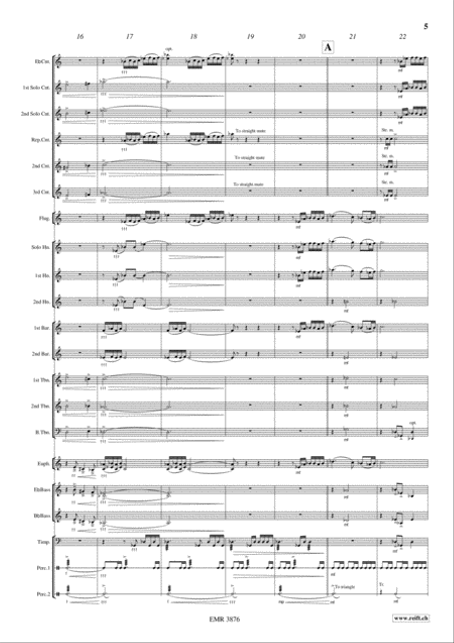 Processional Brass Band scores gallery preview page 6