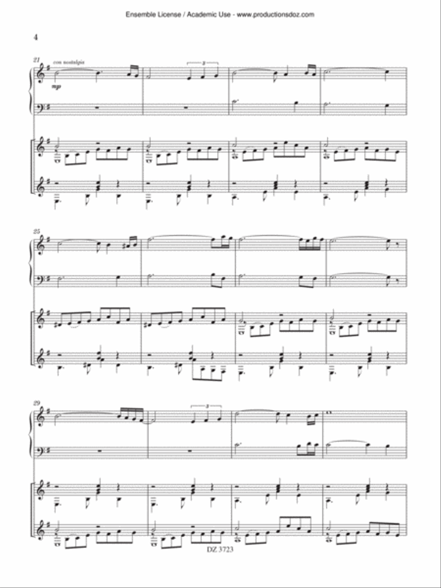 Los ríos de mi corazón Classical Guitar scores gallery preview page 4