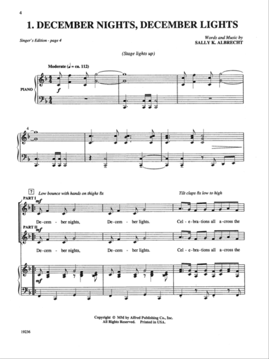 December Nights, December Lights - Soundtrax CD (CD only) Choir scores gallery preview page 3
