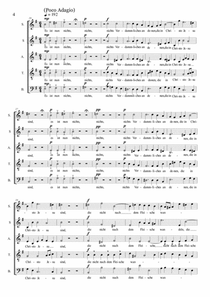 JESU MEINE FREUDE - BWV 227 - Motets 1 to 9 - Score for SATB and SSATB Choir image number null
