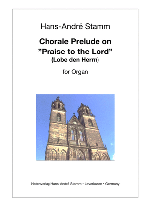 Book cover for Chorale Prelude on "Praise to the Lord" for organ