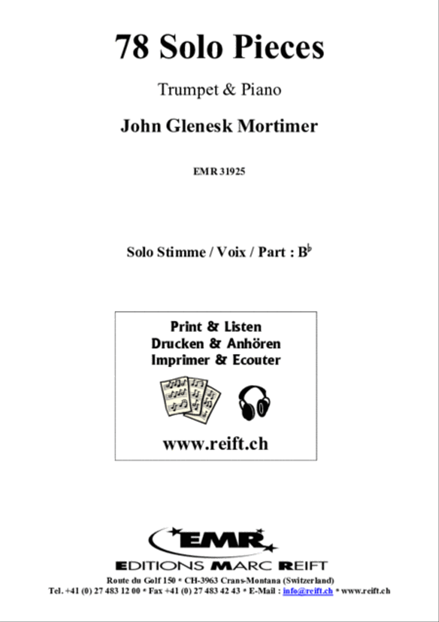 78 Solo Pieces Trumpet Solo scores gallery preview page 2