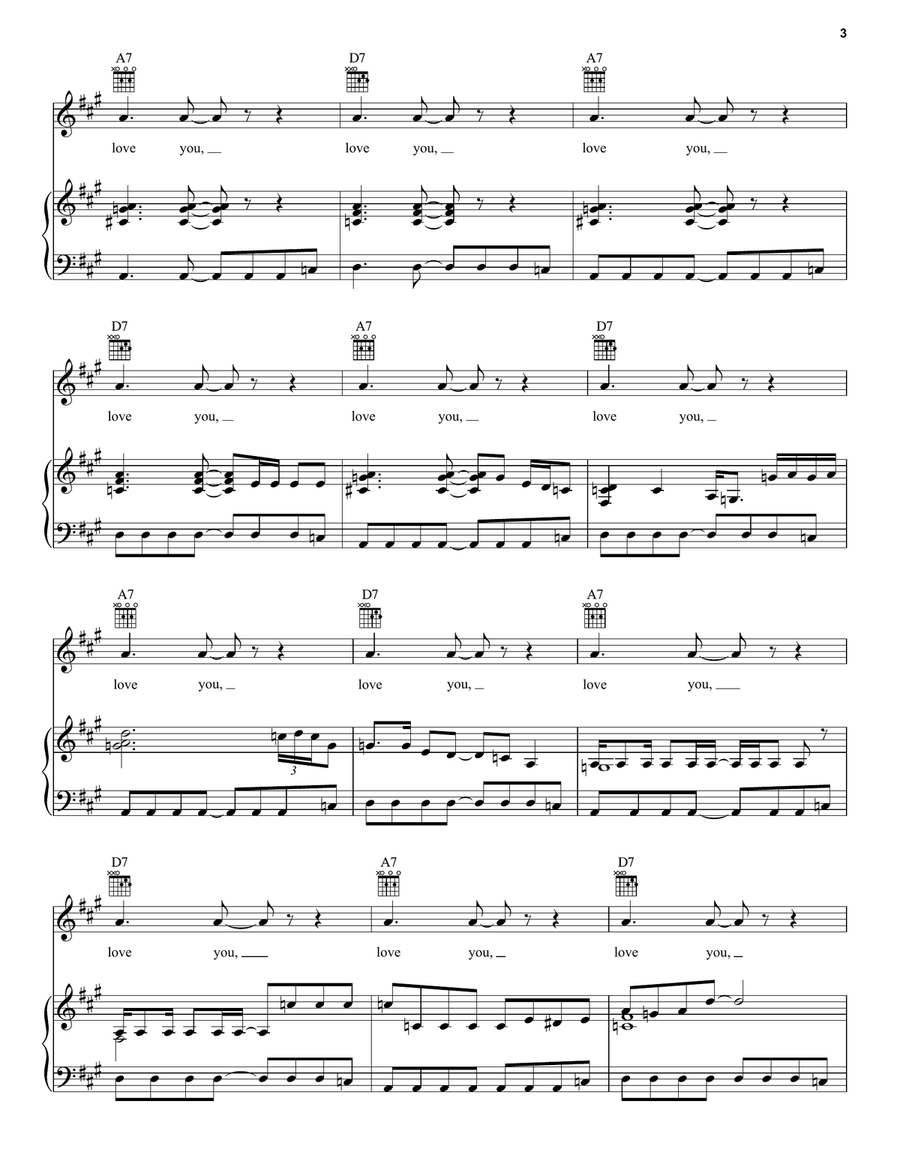 The End Piano, Vocal, Guitar scores gallery preview page 3