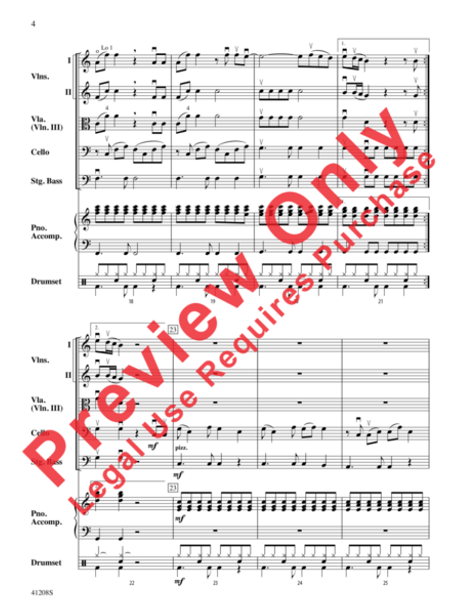 We Are Young We Are Young String Orchestra scores gallery preview page 5