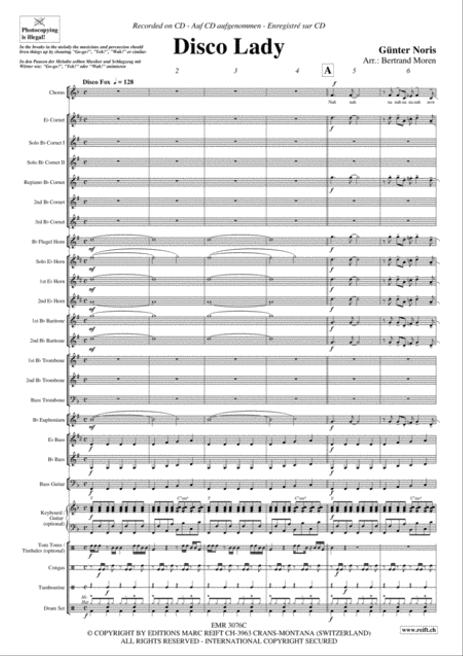 Disco Lady Disco Lady 4-Part scores gallery preview page 4