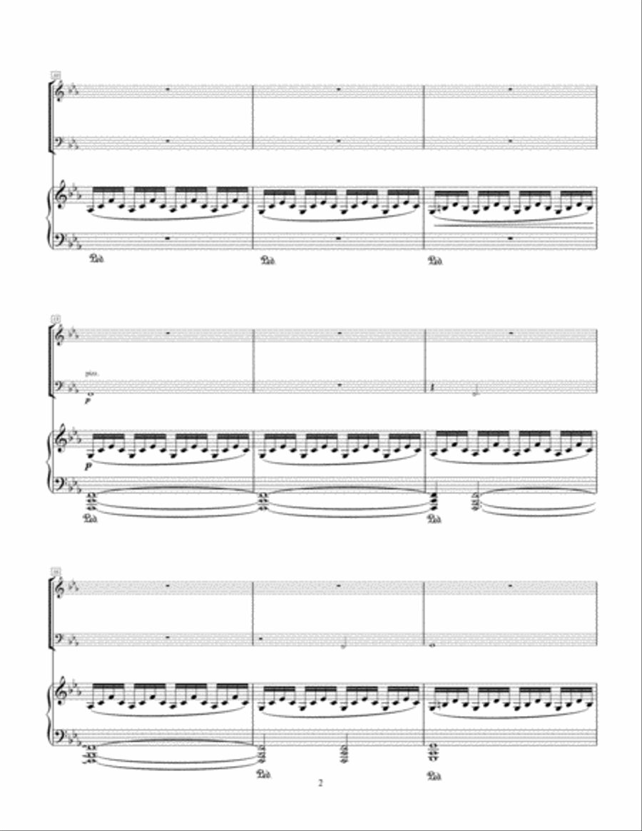 The Sundials: II; Pereunt et Imputantur (They pass and are counted) String Trio scores gallery preview page 2