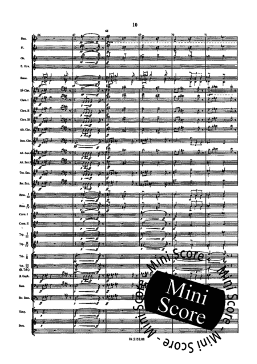 Le Roi D'Ys Concert Band scores gallery preview page 16