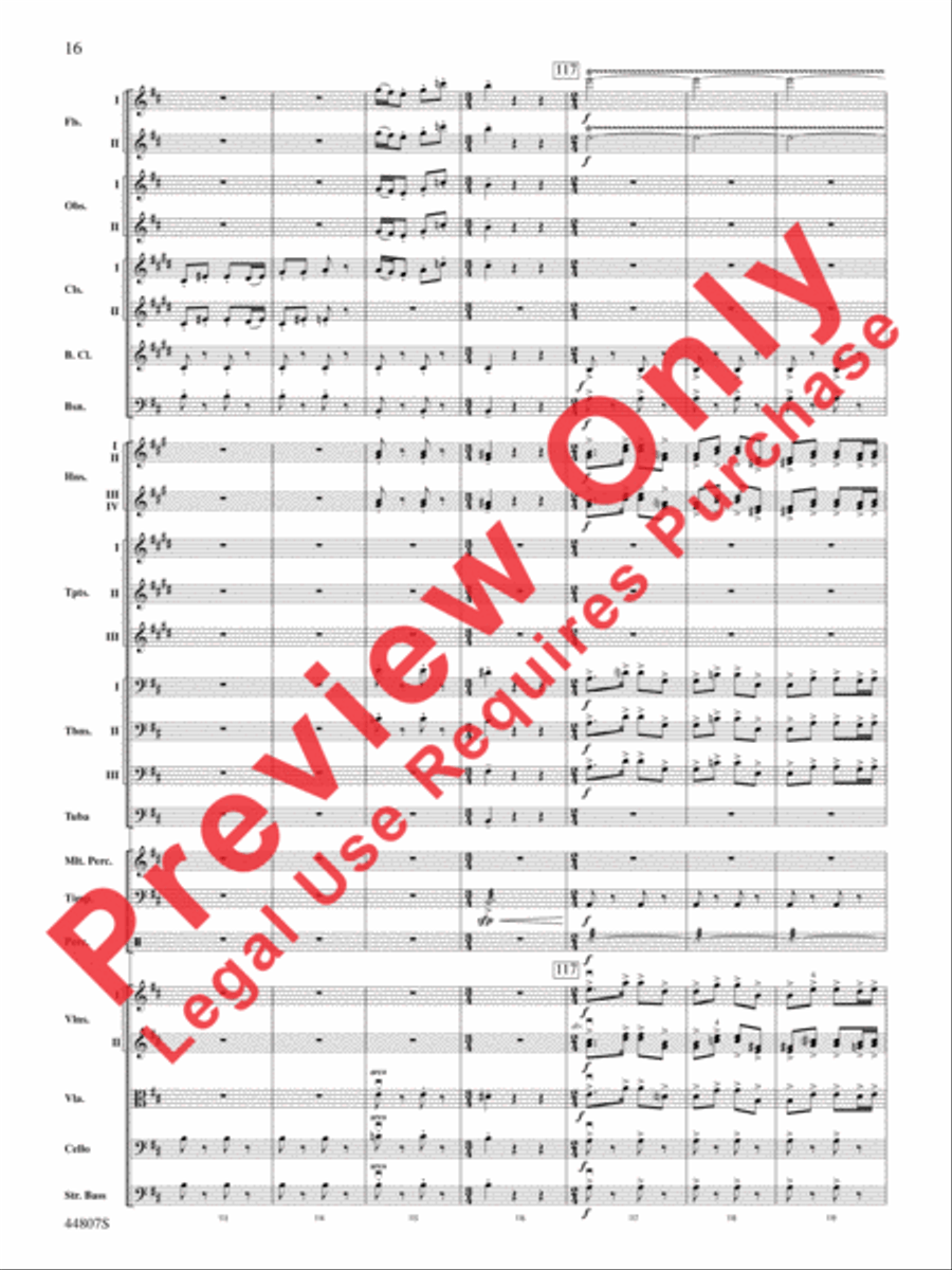 Pan: Highlights from the Warner Bros. Pictures Motion Picture Soundtrack Full Orchestra scores gallery preview page 17