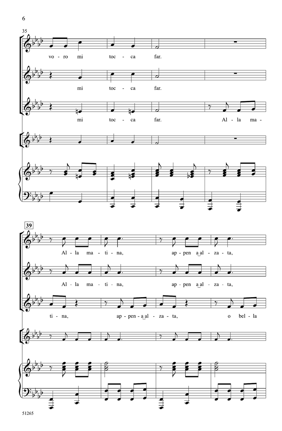 Bella Ciao Bella Ciao Choir scores gallery preview page 5