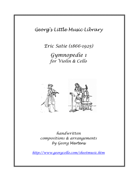 Satie Gymnopedie 1 for violin & cello