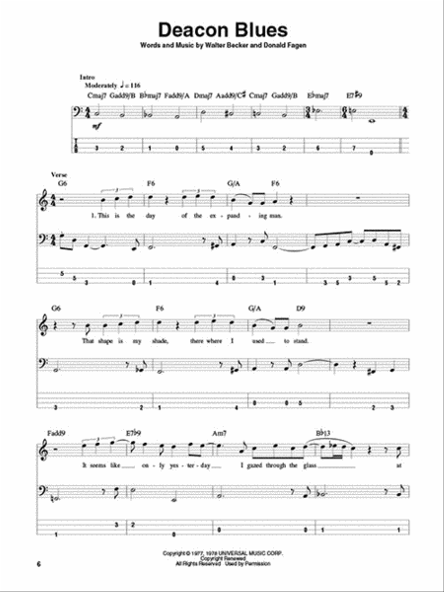 Steely Dan Electric Guitar scores gallery preview page 3